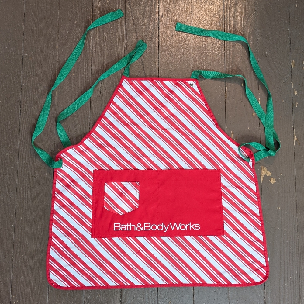 Bath & Body Works Christmas Apron with Adjustable Straps Size S/M